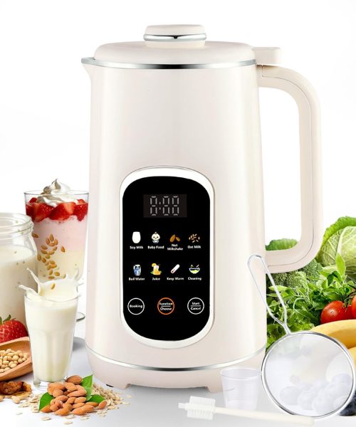 40oz Nut Milk Maker Machine, 8 in 1 Self-Cleaning Automatic Blender